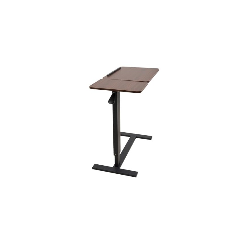 Warmiehomy Overbed Table with Wheels, 70-95cm Adjustable Height Hospital Bed