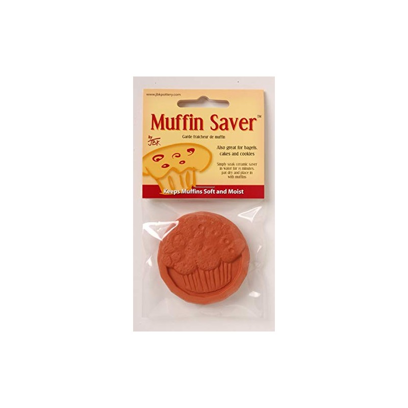 Terra Cotta Muffin Saver | Helps Keep Muffins Moist and