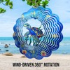 Wind Spinners 3D Sea Turtles Metal Wind Spinners 12 inch