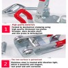MINGZE 2pcs 600Kg Triangle Shaped Lever Latch Toggle Clamp, 4003