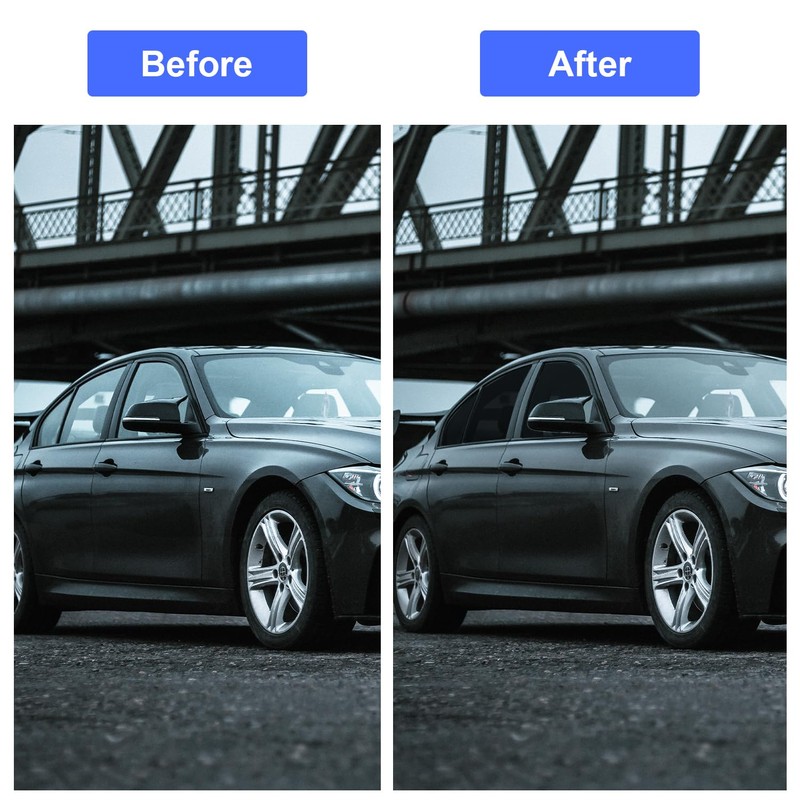 LuxeShade Auto Window Tint Film Roll - 5% VLT Privacy,