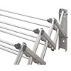 Woolite Aluminum 27" Collapsible Wall Mounted Clothes Drying Rack, Space