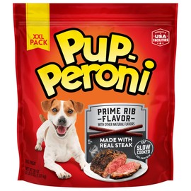 Pup-Peroni Dog Treats, Prime Rib Flavor, 38 Ounce, Made with Real Steak