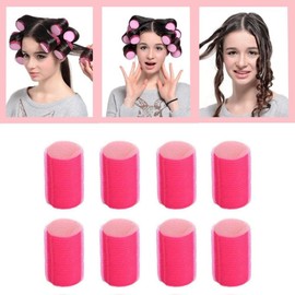 Zopseet 6 Pcs Sponge Hair Rollers Foam Curlers Tools Hairdressing Curlers Tools Hair Styling for Women and Girls (Random Color) (6)