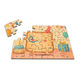 Mr. & Mrs. Panda Puzzle Toast Party Design 24 Teile - Geschenk, Hocheitstag, Valentinstag, Heiratsantrag, Liebesbeweis, Freund, Liebesgeschenk,