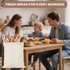 Pack of 6 Bread Bags, Linen Cotton, 30 x 40