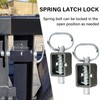 Spring Latch Lock,Weld-On Spring Latch Assembly Universal for Utility Trailer