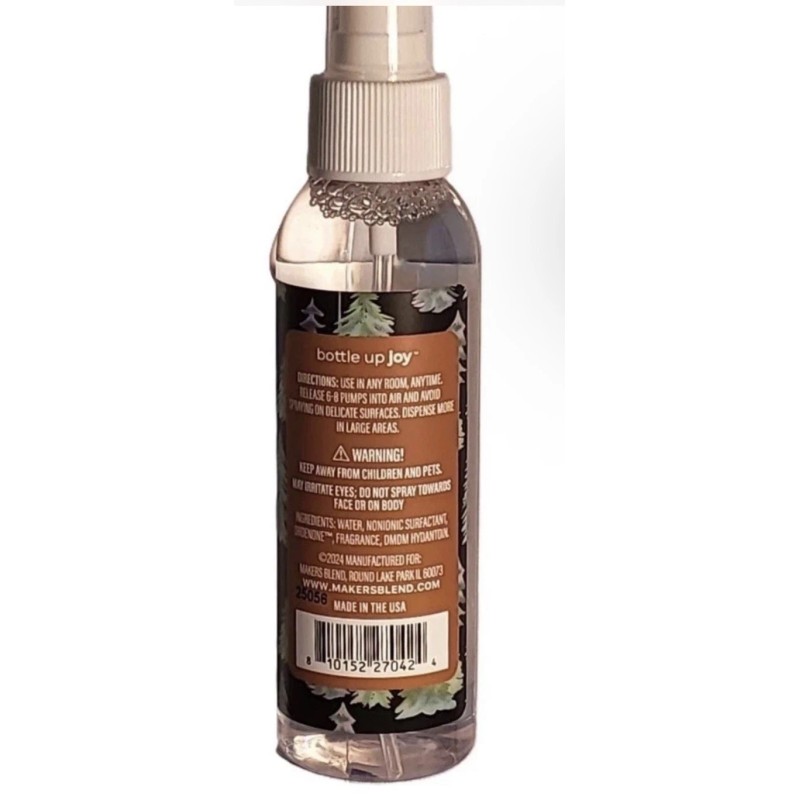 bottle up joy Redwood Pine Room Mist Spray Odor Neutralizer