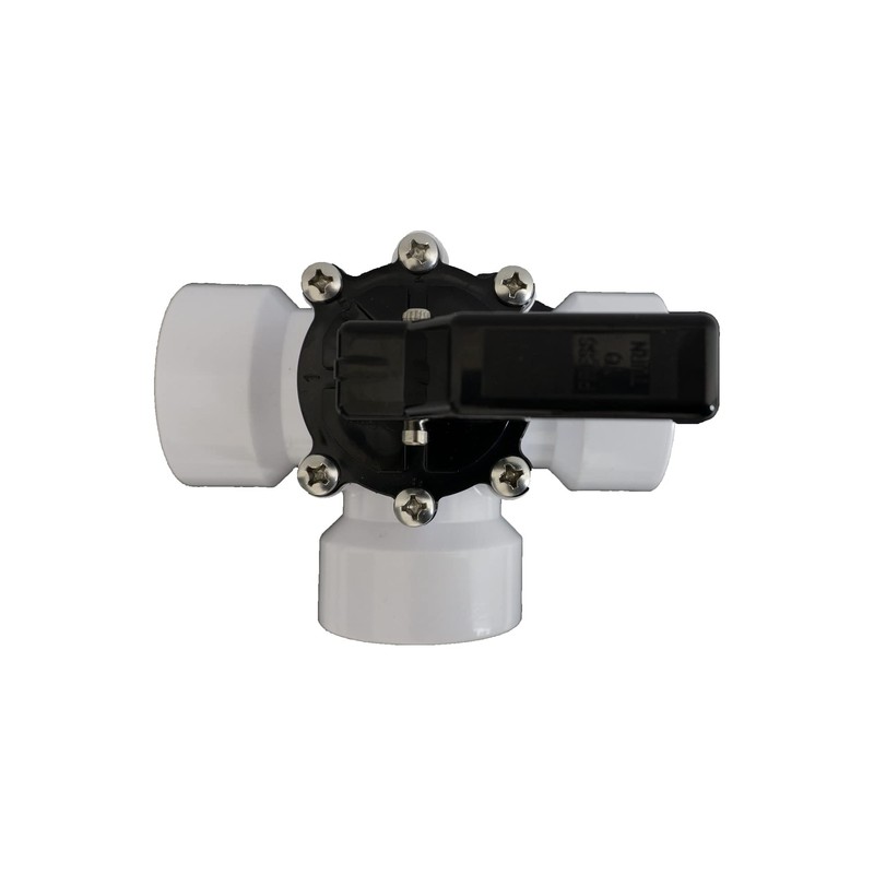 PoolSun 3-Way Valve Pool Adapter for Heat Pump Hose Connection