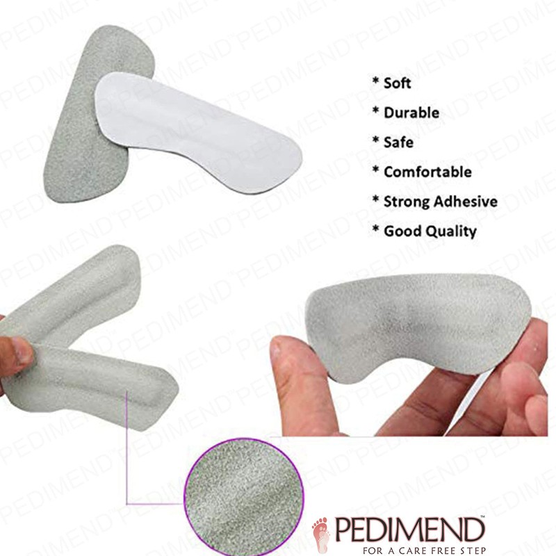 Pedimend™ Suede Leather Heel Grips Shoe Boot Comfort | Soft