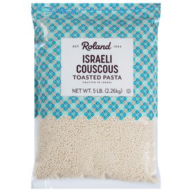 Roland Foods Israeli Couscous Toasted Pasta, Specialty Imported Food, 5 Pound Bag, Pack of 1