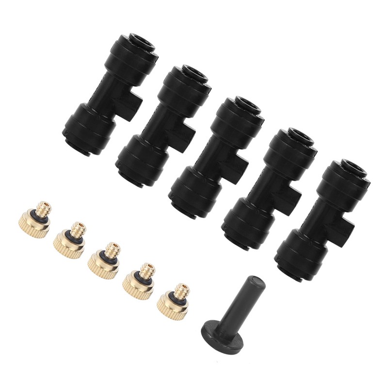 1/4 LowPressure Quick Spray Tower Fog Nozzles Patio Outdoor Cooling