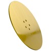 SPARES2GO 110mm Luxury Plug Cover for Shower Trap with 90mm