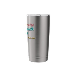 Praise God Psalms dance Ballerina for girls Colorful and fun Stainless Steel Insulated Tumbler