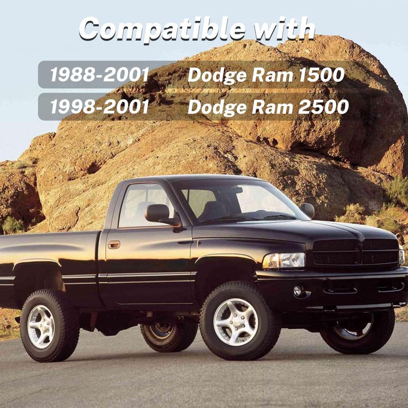 Rawsomes Overhead Console Dome Light Assembly Compatible with Dodge Ram