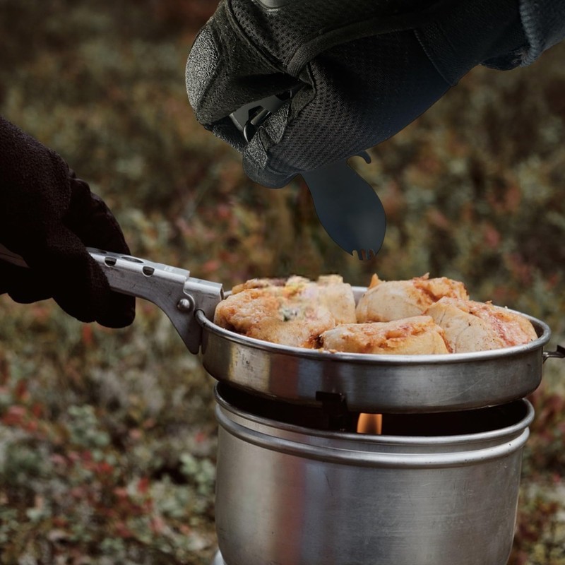 SK Wild Ones® Outdoor Spork - Stainless Steel with 11