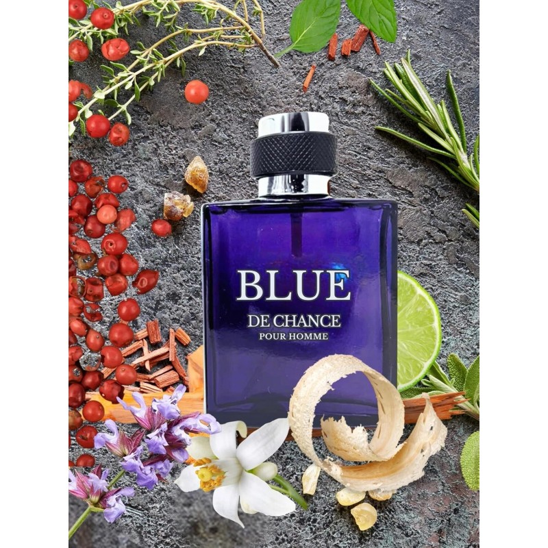 Designer Series BLUE De Chance PERFUME For Men 100ml 3.4fl.oz