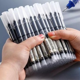 Unbranded 12PCBlack Quick-Dry Pens The Perfect Writing Tool for All Your Note-Taking Needs