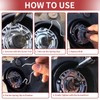12Pcs Bulb Retaining Spring Clips, Universal Car Headlight Clamp Headlamp