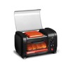Elite Gourmet EHD-051BX Hot Dog Toaster Oven, 30-Min Timer, Stainless