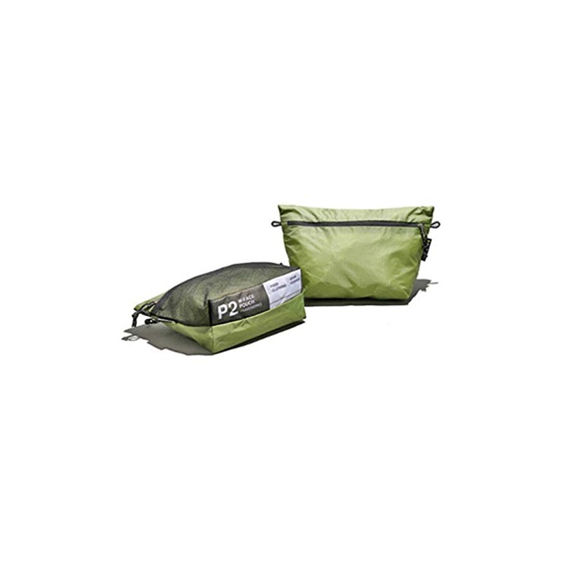 PaaGo WORKS W-FACE Pouch 2, green (moss green)