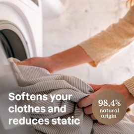 ATTITUDE Laundry Fabric Softener Liquid, Vegan Detergent, Plant Based, HE Washing Machine Compatible, with Essential Oils, Geranium and Lemongrass, 40 Loads, 33.8 Fl Oz (Pack of 6)