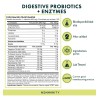 Probiticos y Prebiticos con Enzimas Digestivas 40 Billones - 180