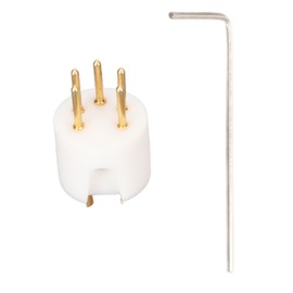 5 Pin Turntable Plug Connector Red Copper Gold Plating Nickel Free Vinyl Turntable Male Female Plug Connector