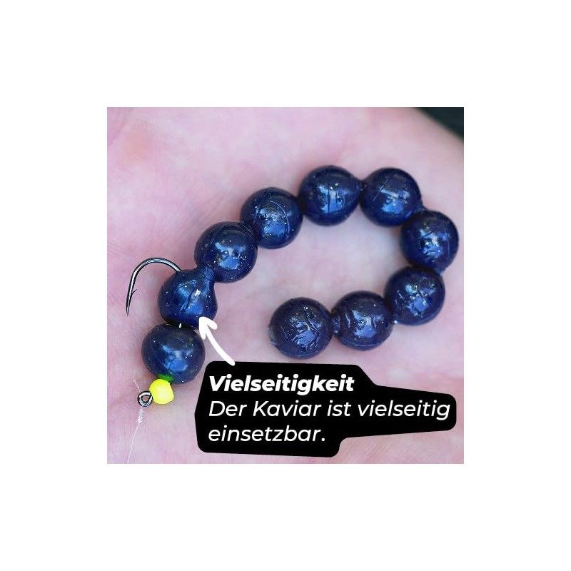 Trout Master Rubber bait for trout fishing, 7 mm, caviar,