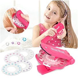 KUPETO Regalos para Nias Navideos Cumpleaos Bling Bling Cabello, Juguetes para Nias, Joyera Cosplay para Nia Navidad Gema Stamper, Desarrollar la...  