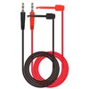 Greluma 2pcs 4mm Banana Plug to Mini Grabber Test Hook