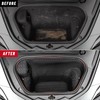 Bracingo Front Trunk Cargo Mat Liners,Binding Carpeted Full Size Mat