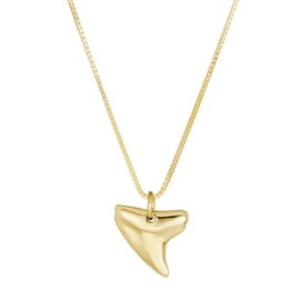 James Michelle Jewelry: Jaws Necklace for Women – Lifetime Color Guarantee – Waterproof, Non-Tarnish, Hypoallergenic, Gold PVD Coated – Perfect for Beach, Weddings, Holiday Gifts – Small, 16”