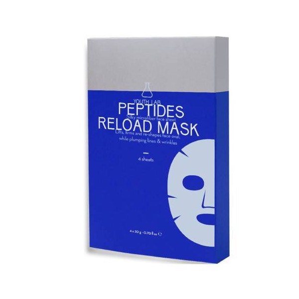 YOUTH LAB. Υouth Lab Peptides Reload Sheet Mask Box, 4pcs