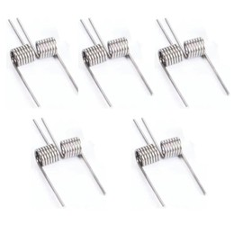 10 Pcs Silver Torsion Spring, Stainless Steel Small Torsion Springs,Tiny Torsional Spring, 90° Deflection Compression Spring Kit for Repair Tools Woodworking DIY,Mechanical Compression Springs（50mm）