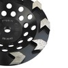 MOSTARTOOLS 7 Inch Arrow Segment Diamond Grinding Cup Wheel for