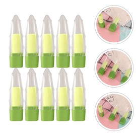 FOMIYES 10pcs Aloe Shaped Lip Cream Tubes Lipstick Containers for Travel Daily Use Compact Refillable Lipstick Bottles Fine Workmanship for Lip Balm and Cream Storage