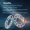 4 Pack Universal Wheel Spacers, 8mm (5/16") Thick, Fits 4