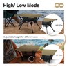 OneTigris Dipper Camping Table, Lightweight Portable Folding Table with Mesh