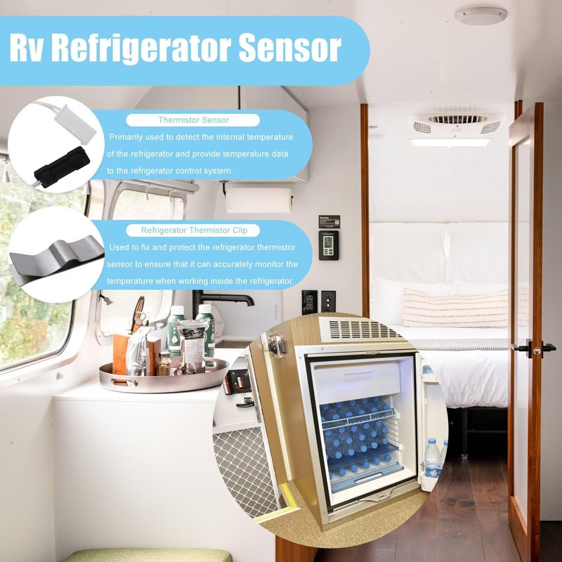 WELURE 629409 RV Refrigerator Sensor for Norcold Thermistor Replacement, Kit
