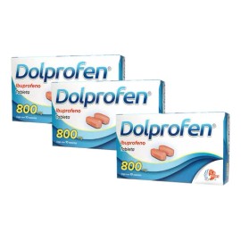 Dolprofen Tableta 800 Mg, 10 Tabletas Pack 3