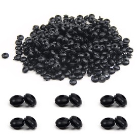 Fielect 1000Pcs Rubber Grommets 3mm Mounting Dia Rubber Wire Grommet Oil Resistant Armature Rubber Grommets for Wiring
