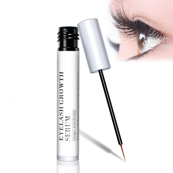 Eyelash Growth Serum, Natural Eyelash Enhancer for Growth and Thickening,