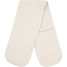 100% Cotton Oven Glove Double Sided Plain Home Kitchen Restaurant Catering Pot Holder Heat Resistant Mitt 3 Sizes by Molly Malou® (106 x 17 cm)