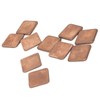 100pcs Heatsink 401w/mk Thermal Conductivity Burr Free Glossy Copper Material