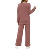 WIHOLL Sweatsuit for Women Long Breathable Loose Fit Round Neck