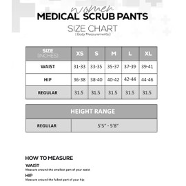 NY Threads Scrub Pants for Women, Loose Fit, Drawstring, Soft Stretch, Small, Navy