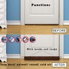 Under Door Draft Stopper 36 Inch, Black Weighted Door Draft