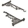 Sungmor Cast Iron Hanging Plant Bracket, 16.5" Large Outdoor Wall