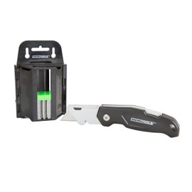 OEMTOOLS 25537 Folding Lockback Utility Knife with Blade Dispenser